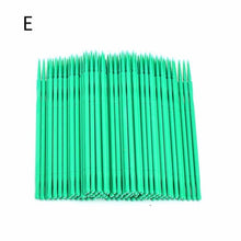Load image into Gallery viewer, 100Pcs/bag Disposable Micro Brush Eyelashes Extension Individual Lash Removing Swab Pro Micro Brush For Eyelash Extension Tools