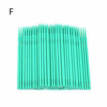 Load image into Gallery viewer, 100Pcs/bag Disposable Micro Brush Eyelashes Extension Individual Lash Removing Swab Pro Micro Brush For Eyelash Extension Tools
