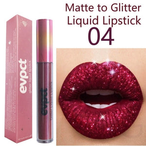 New Arrival 15 Colors Glitter Lipgloss Makeup Waterproof Lasting Shining Diamond Lipgloss Cosmetics Professional Natural