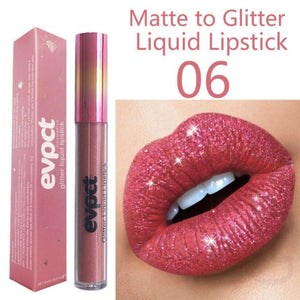 New Arrival 15 Colors Glitter Lipgloss Makeup Waterproof Lasting Shining Diamond Lipgloss Cosmetics Professional Natural