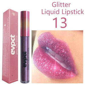 New Arrival 15 Colors Glitter Lipgloss Makeup Waterproof Lasting Shining Diamond Lipgloss Cosmetics Professional Natural