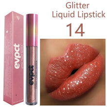 Load image into Gallery viewer, New Arrival 15 Colors Glitter Lipgloss Makeup Waterproof Lasting Shining Diamond Lipgloss Cosmetics Professional Natural