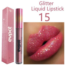 Load image into Gallery viewer, New Arrival 15 Colors Glitter Lipgloss Makeup Waterproof Lasting Shining Diamond Lipgloss Cosmetics Professional Natural