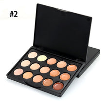 Load image into Gallery viewer, 15 Color Eyeshadow Palettes Long-lasting Foundation Natural Professional Concealer Face Contour Palette Eye Makeup Palette TSLM2