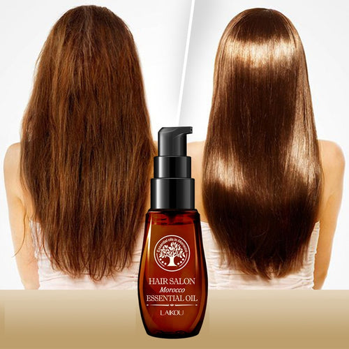 Hot Multi-functional Hair & Scalp Treatments Hair Care Moroccan Pure Argan Oil Hair Essential Oil for Dry Hair Types TSLM1