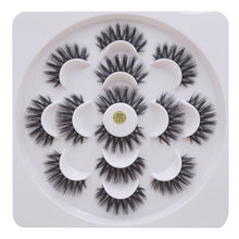 Load image into Gallery viewer, 7 pairs/1box mink eyelashes natural long 3d mink eyelash extension hand made false lashes makeup eyelashes for beauty