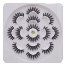 Load image into Gallery viewer, 7 pairs/1box mink eyelashes natural long 3d mink eyelash extension hand made false lashes makeup eyelashes for beauty