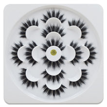 Load image into Gallery viewer, 7 pairs/1box mink eyelashes natural long 3d mink eyelash extension hand made false lashes makeup eyelashes for beauty