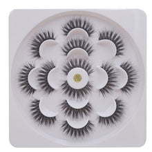 Load image into Gallery viewer, 7 pairs/1box mink eyelashes natural long 3d mink eyelash extension hand made false lashes makeup eyelashes for beauty