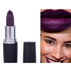 Women Makeup Velvet Matte Lipstick Long Lasting Waterproof Sexy Nude Lipsticks Magic Halloween Black Lip Stick Maquiagem Batom
