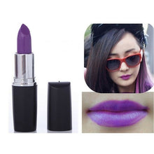 Load image into Gallery viewer, Women Makeup Velvet Matte Lipstick Long Lasting Waterproof Sexy Nude Lipsticks Magic Halloween Black Lip Stick Maquiagem Batom