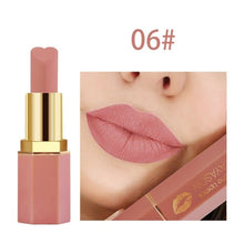 Load image into Gallery viewer, Brand Heart Shaped Lipstick 12 Color Velvet Sexy Nude Matte Lipstick Makeup Waterproof Lasting Metallic Beauty Lipsticks Makeup