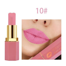 Load image into Gallery viewer, Brand Heart Shaped Lipstick 12 Color Velvet Sexy Nude Matte Lipstick Makeup Waterproof Lasting Metallic Beauty Lipsticks Makeup