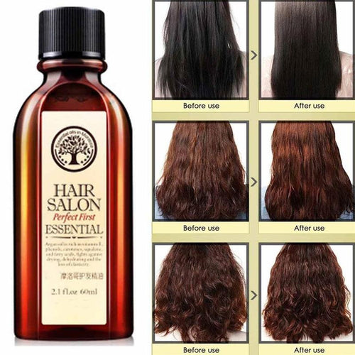 60ml Morocco Hair Care Essential Oil Argan Nut Essence Oil Nourish Scalp Repair Dry Damage Hair Treatment Glycerol Hairdressing